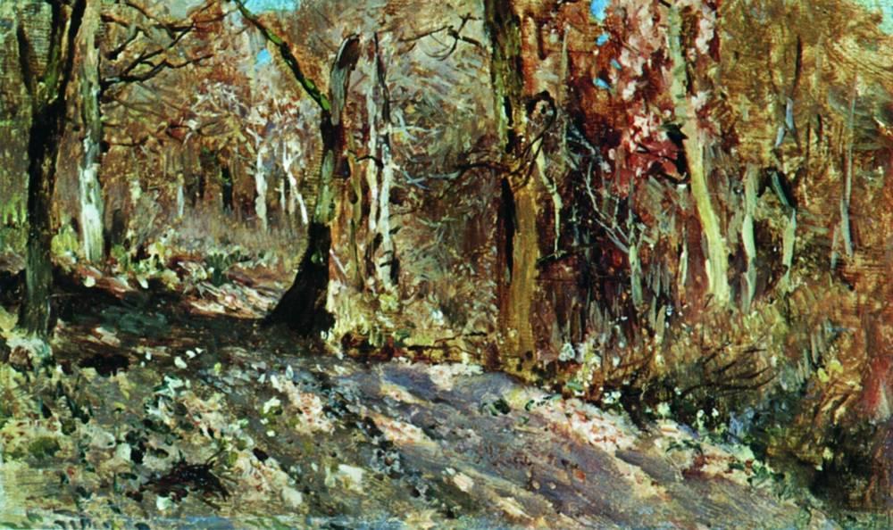 Wikioo.org - The Encyclopedia of Fine Arts - Painting, Artwork by Isaak Ilyich Levitan - Autumn forest