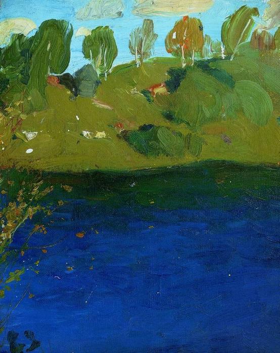 Wikioo.org - The Encyclopedia of Fine Arts - Painting, Artwork by Isaak Ilyich Levitan - Lake. Autumn.