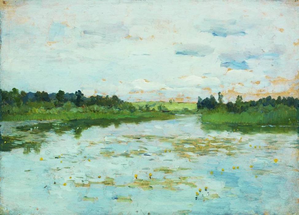 WikiOO.org - Encyclopedia of Fine Arts - Maleri, Artwork Isaak Ilyich Levitan - Lake