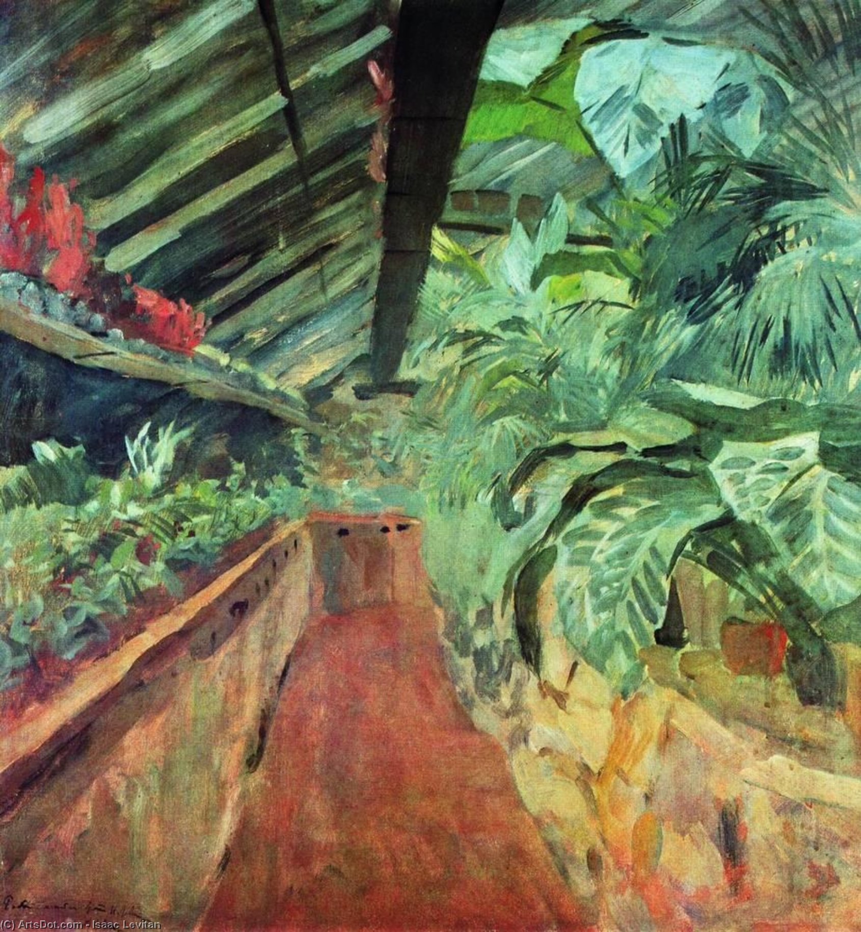 Wikioo.org - The Encyclopedia of Fine Arts - Painting, Artwork by Isaak Ilyich Levitan - Conservatory