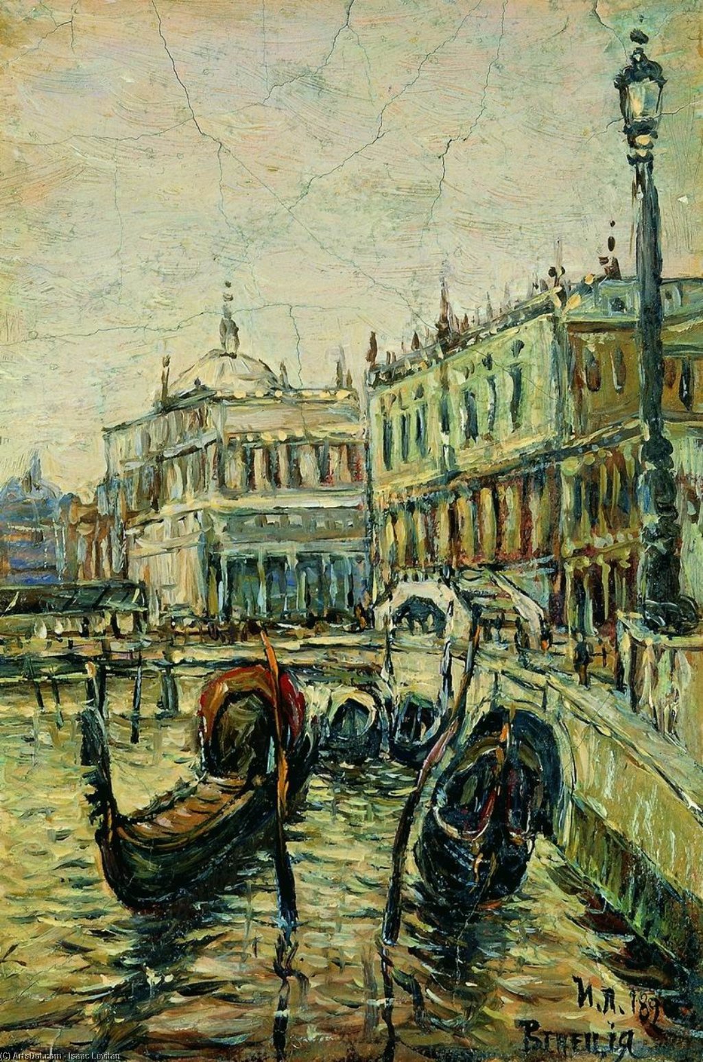 WikiOO.org - Encyclopedia of Fine Arts - Maleri, Artwork Isaak Ilyich Levitan - Venice