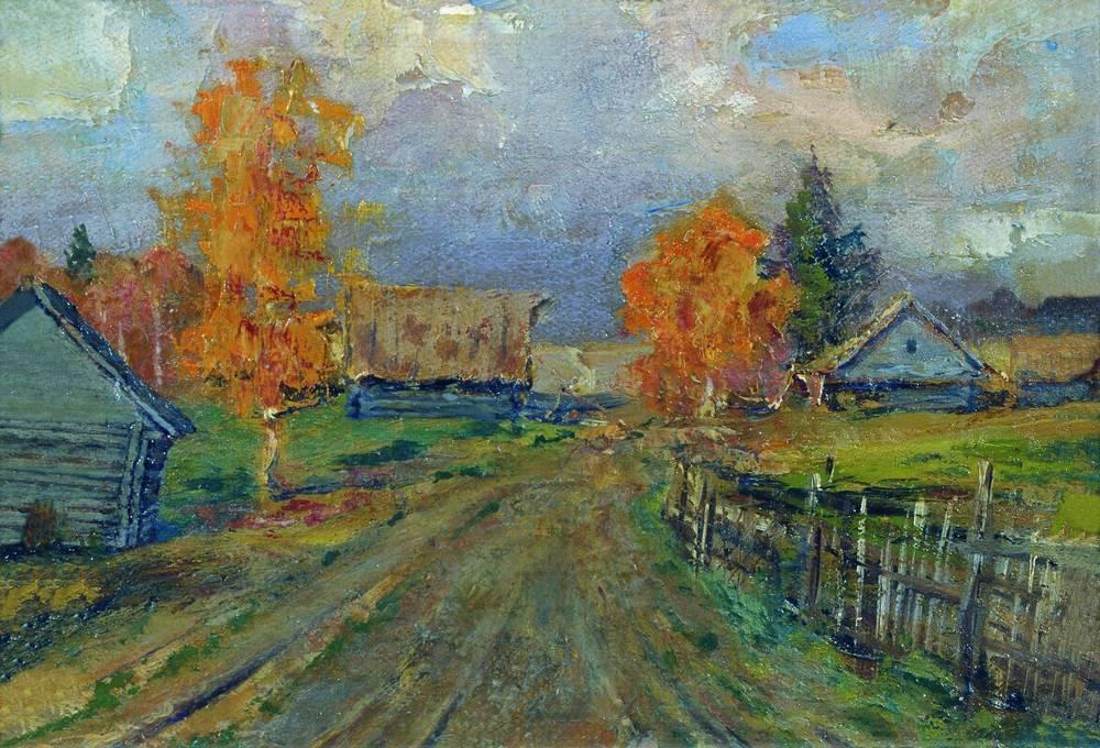 WikiOO.org - Encyclopedia of Fine Arts - Lukisan, Artwork Isaak Ilyich Levitan - Autumn landscape