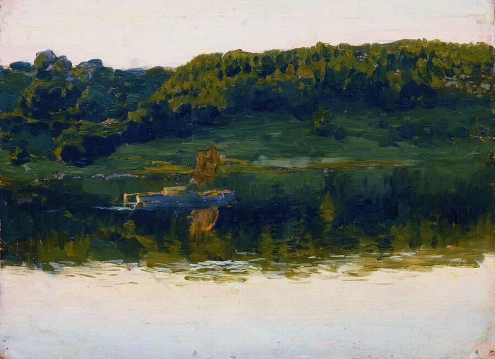 Wikioo.org - The Encyclopedia of Fine Arts - Painting, Artwork by Isaak Ilyich Levitan - At Volga.