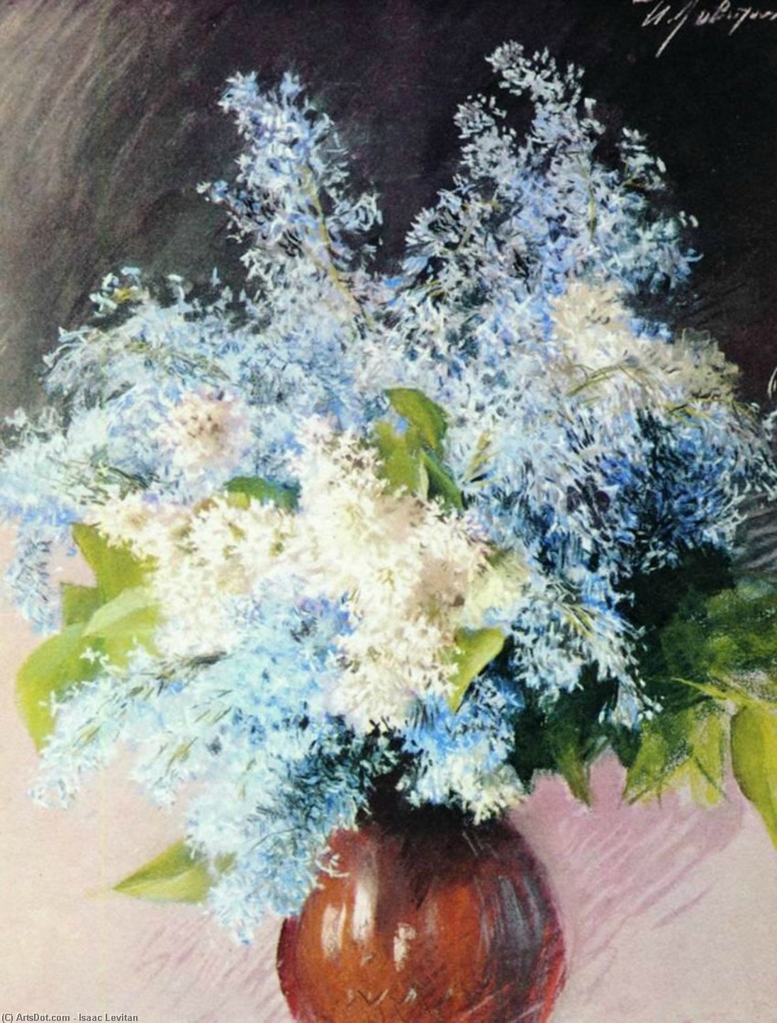 WikiOO.org - Enciclopedia of Fine Arts - Pictura, lucrări de artă Isaak Ilyich Levitan - Lilacs