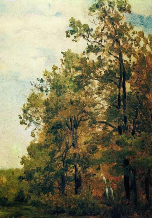 WikiOO.org - Encyclopedia of Fine Arts - Maľba, Artwork Isaak Ilyich Levitan - Edge of forest