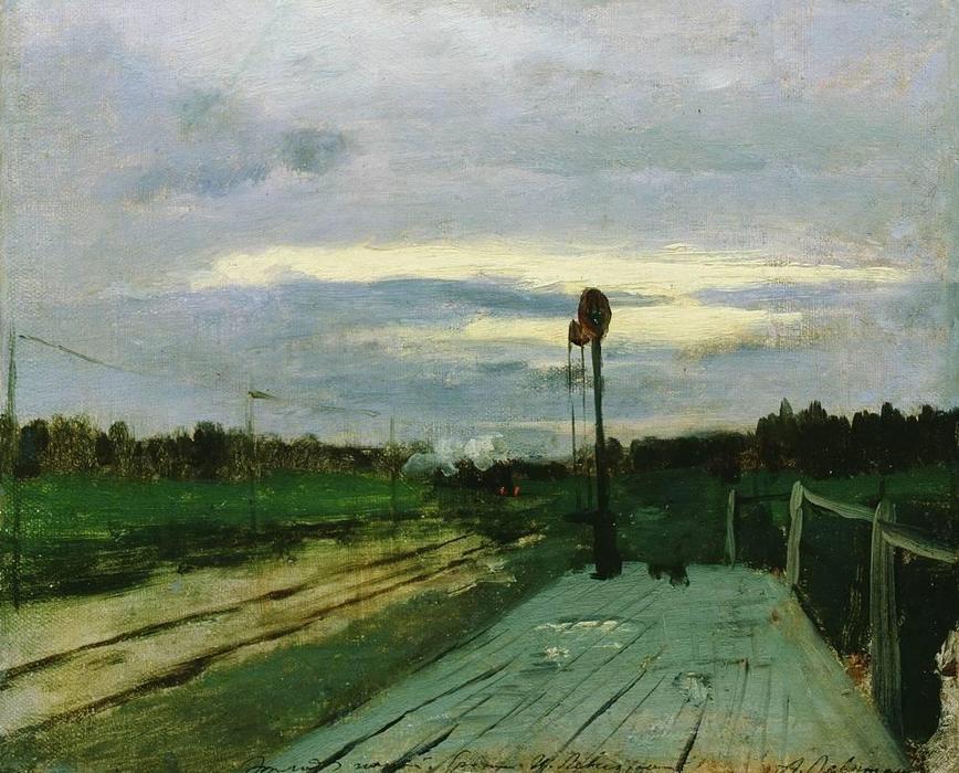 Wikioo.org - The Encyclopedia of Fine Arts - Painting, Artwork by Isaak Ilyich Levitan - The halt