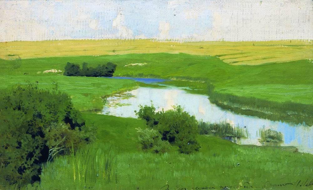 Wikioo.org - The Encyclopedia of Fine Arts - Painting, Artwork by Isaak Ilyich Levitan - The Istra River