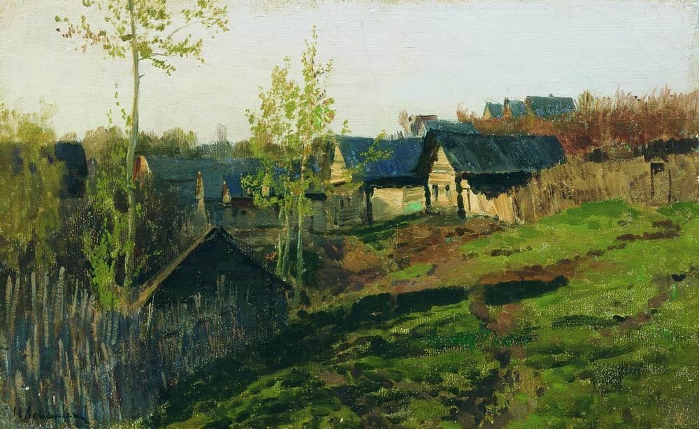 Wikioo.org - The Encyclopedia of Fine Arts - Painting, Artwork by Isaak Ilyich Levitan - Isbas lighted by sun