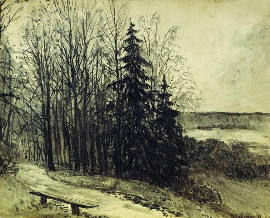 WikiOO.org - Güzel Sanatlar Ansiklopedisi - Resim, Resimler Isaak Ilyich Levitan - Landscape