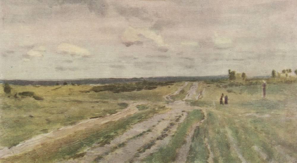 WikiOO.org - Encyclopedia of Fine Arts - Maľba, Artwork Isaak Ilyich Levitan - The Vladimir's road