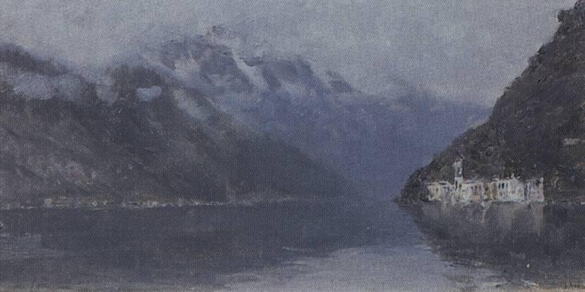 Wikioo.org - Encyklopedia Sztuk Pięknych - Malarstwo, Grafika Isaak Ilyich Levitan - Lake Como