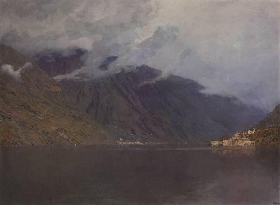 Wikioo.org - Encyklopedia Sztuk Pięknych - Malarstwo, Grafika Isaak Ilyich Levitan - Lake Como