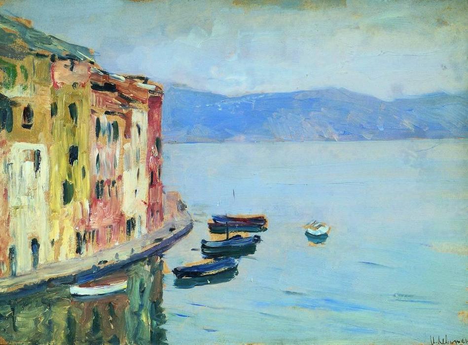 WikiOO.org - Encyclopedia of Fine Arts - Maalaus, taideteos Isaak Ilyich Levitan - Lake Como