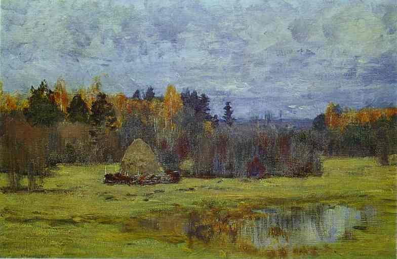 WikiOO.org - Encyclopedia of Fine Arts - Maľba, Artwork Isaak Ilyich Levitan - Late Autumn