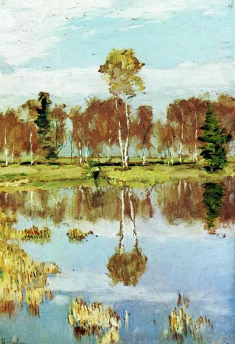 WikiOO.org - אנציקלופדיה לאמנויות יפות - ציור, יצירות אמנות Isaak Ilyich Levitan - Autumn