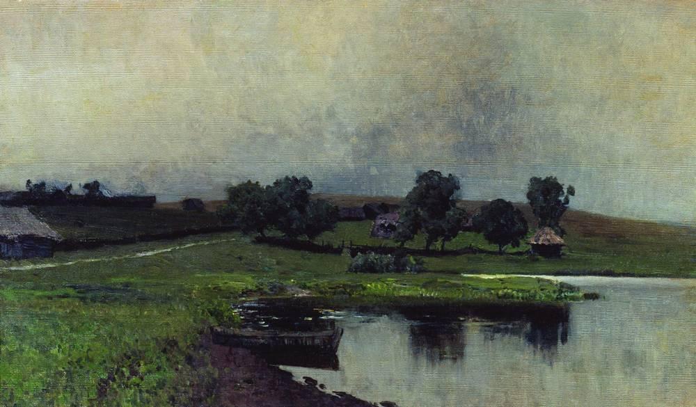 Wikioo.org - The Encyclopedia of Fine Arts - Painting, Artwork by Isaak Ilyich Levitan - Dull day
