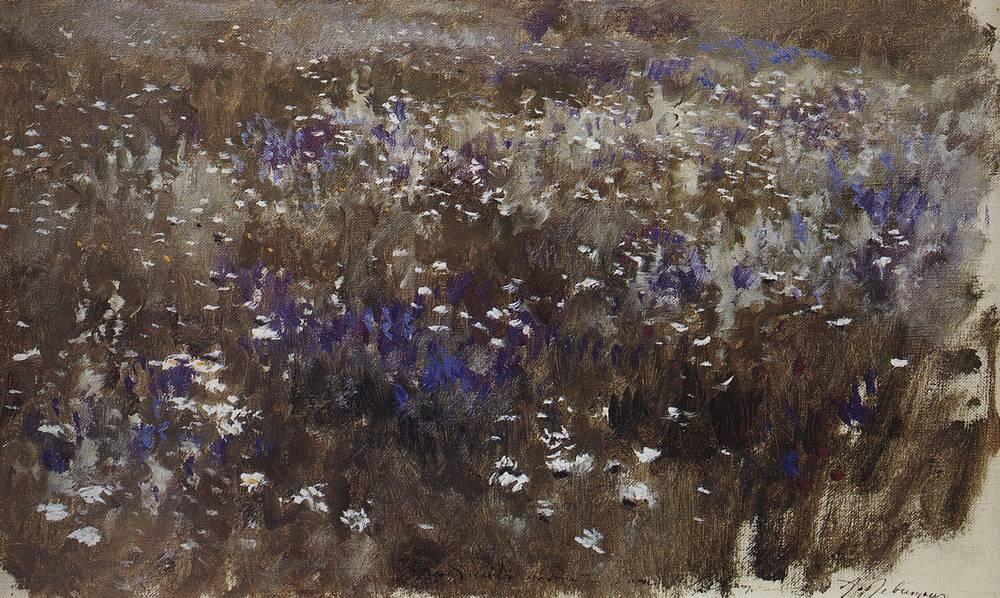 Wikioo.org - สารานุกรมวิจิตรศิลป์ - จิตรกรรม Isaak Ilyich Levitan - Flowery meadow