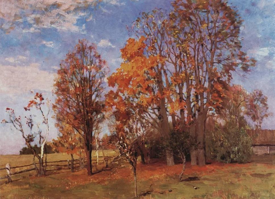 WikiOO.org - Енциклопедія образотворчого мистецтва - Живопис, Картини
 Isaak Ilyich Levitan - Autumn (8)
