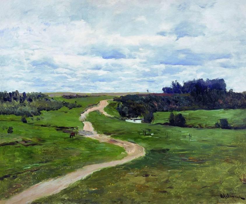Wikioo.org - The Encyclopedia of Fine Arts - Painting, Artwork by Isaak Ilyich Levitan - Road