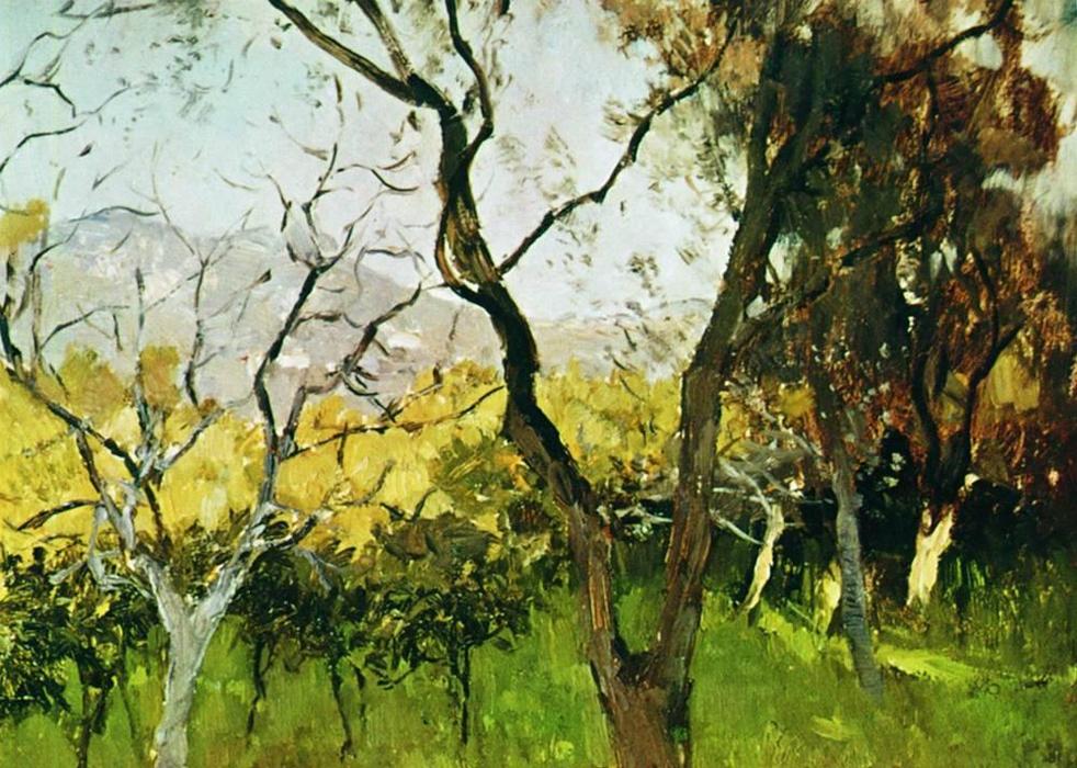 Wikioo.org - The Encyclopedia of Fine Arts - Painting, Artwork by Isaak Ilyich Levitan - Spring in Crimea