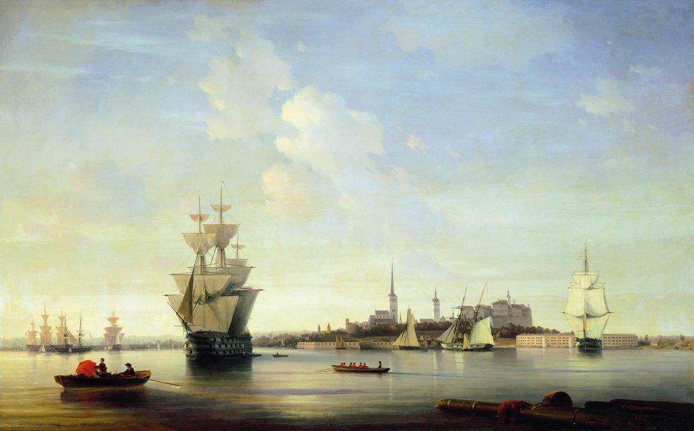 Wikioo.org - The Encyclopedia of Fine Arts - Painting, Artwork by Ivan Aivazovsky - Reval