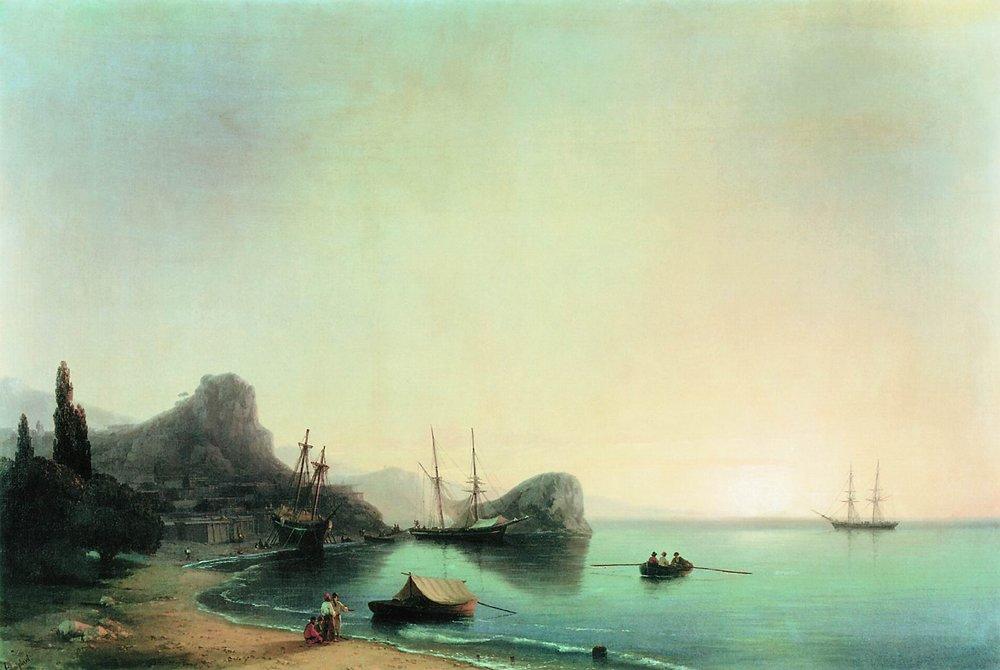 WikiOO.org – 美術百科全書 - 繪畫，作品 Ivan Aivazovsky -  意大利 风景