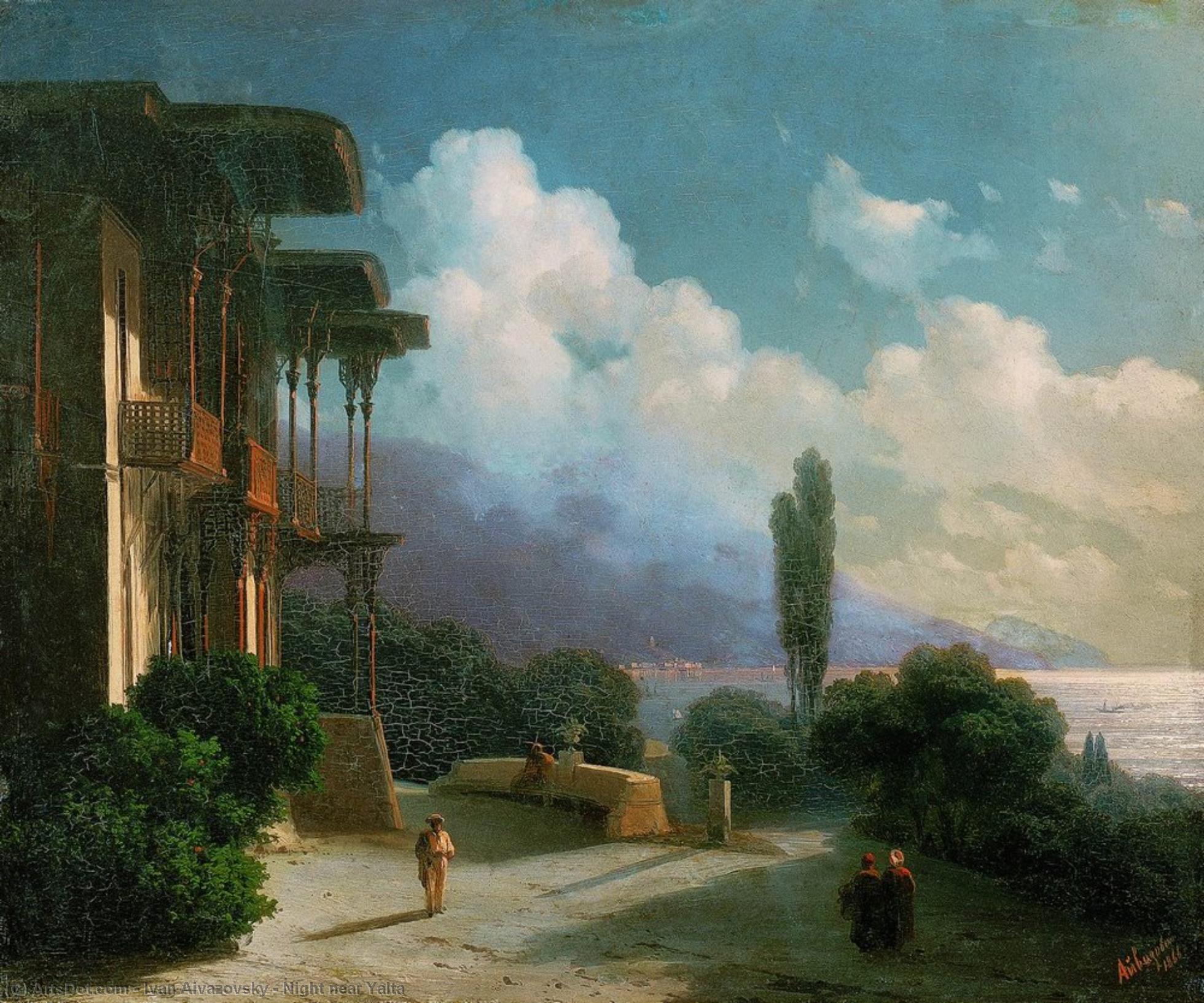 Wikioo.org - The Encyclopedia of Fine Arts - Painting, Artwork by Ivan Aivazovsky - Night near Yalta