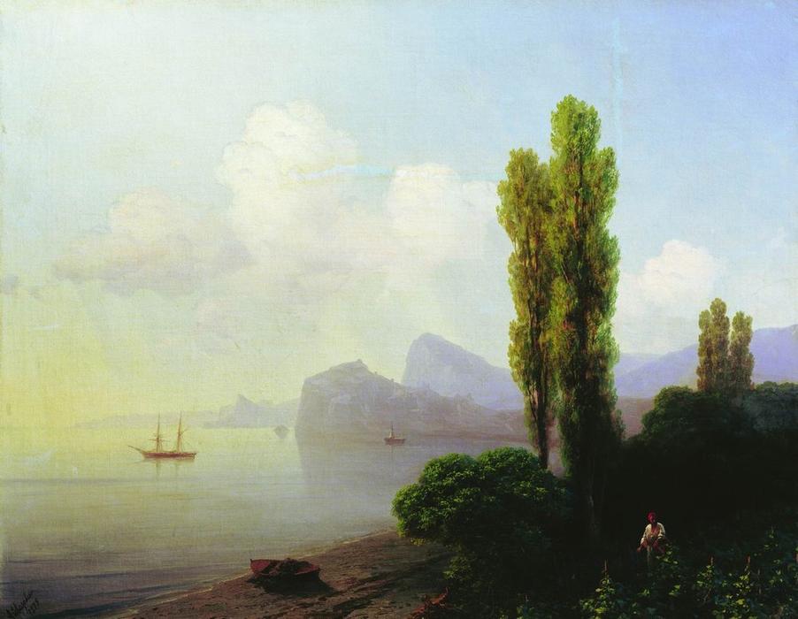 Wikioo.org - The Encyclopedia of Fine Arts - Painting, Artwork by Ivan Aivazovsky - View of Sudak Bay