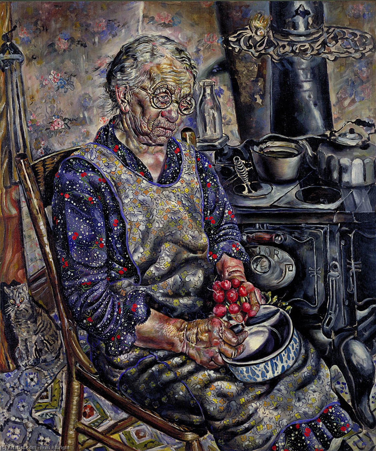 WikiOO.org - Енциклопедія образотворчого мистецтва - Живопис, Картини
 Ivan Albright - The Farmer's kitchen