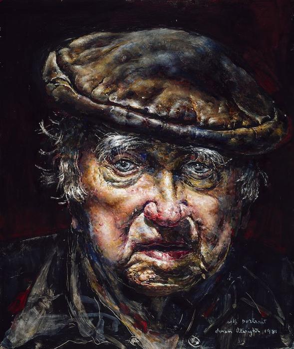WikiOO.org - Εγκυκλοπαίδεια Καλών Τεχνών - Ζωγραφική, έργα τέχνης Ivan Albright - Self-Portrait