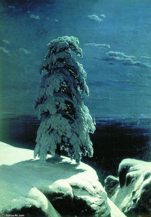 WikiOO.org - Encyclopedia of Fine Arts - Schilderen, Artwork Ivan Ivanovich Shishkin - In the Wild North