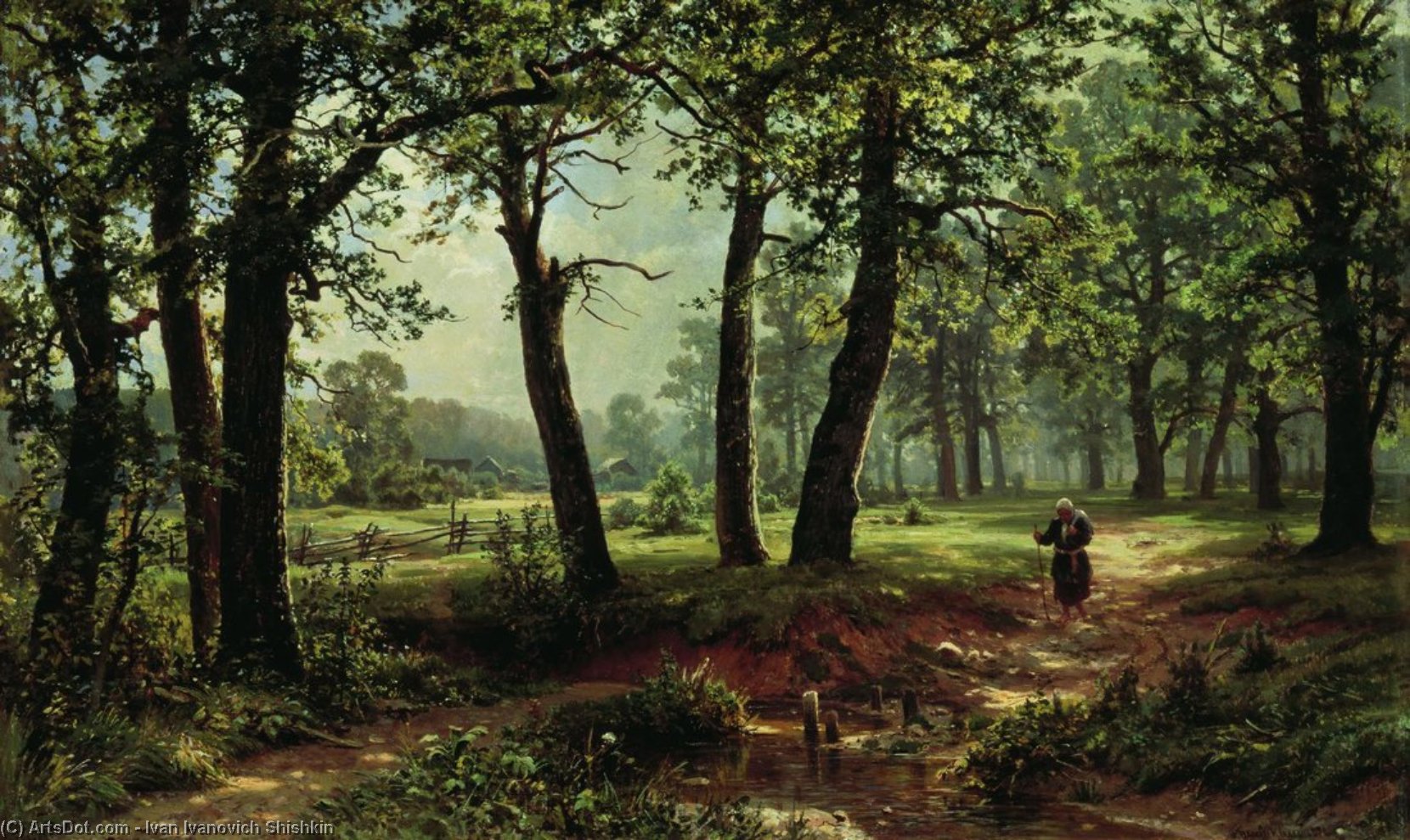 Wikioo.org - The Encyclopedia of Fine Arts - Painting, Artwork by Ivan Ivanovich Shishkin - Summer Day
