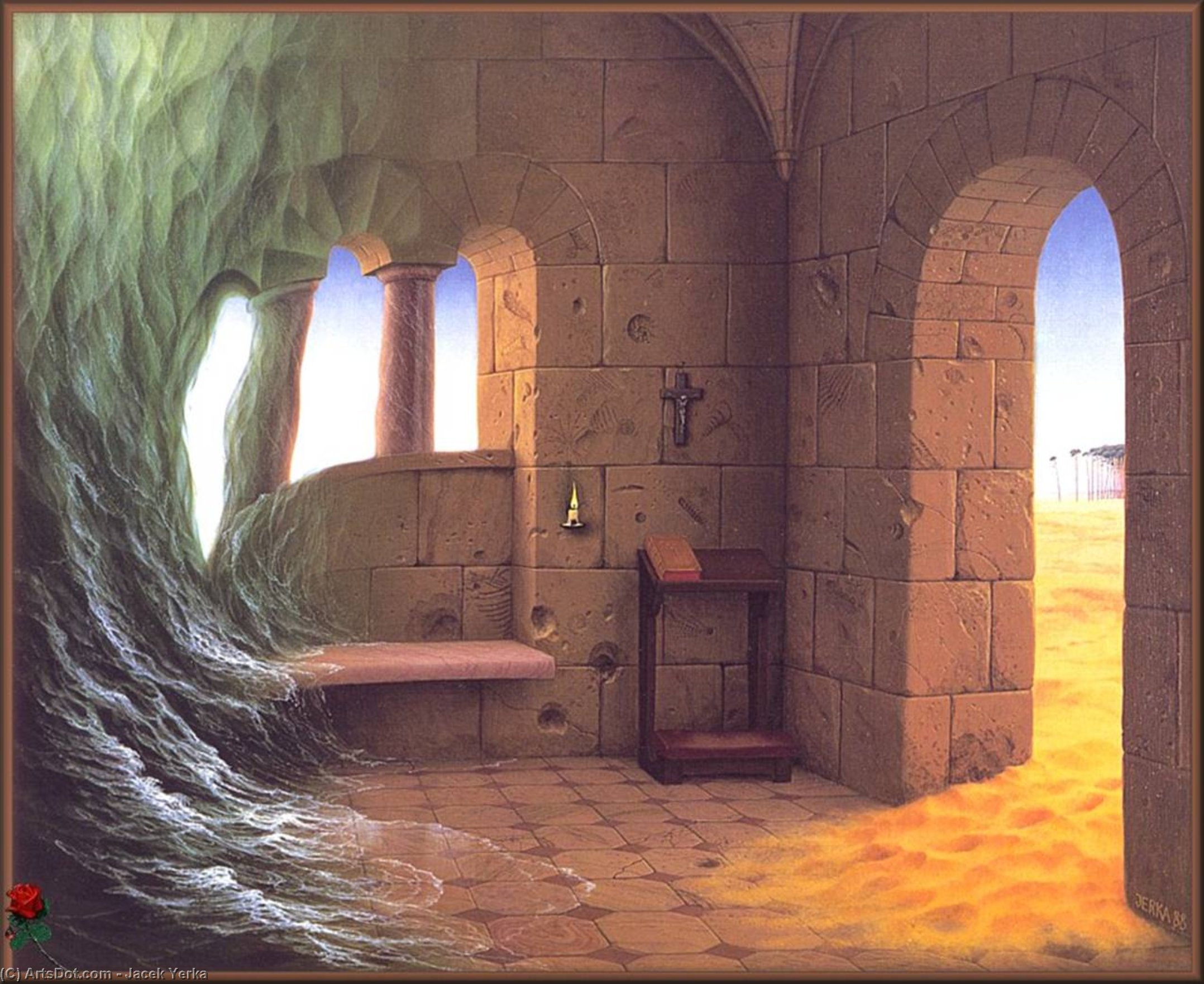 Wikioo.org - The Encyclopedia of Fine Arts - Painting, Artwork by Jacek Yerka - The Creation Of Water