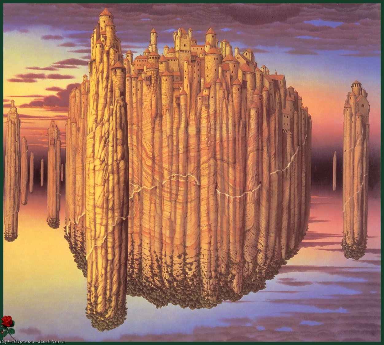 Wikioo.org - The Encyclopedia of Fine Arts - Painting, Artwork by Jacek Yerka - Theory Of Tension