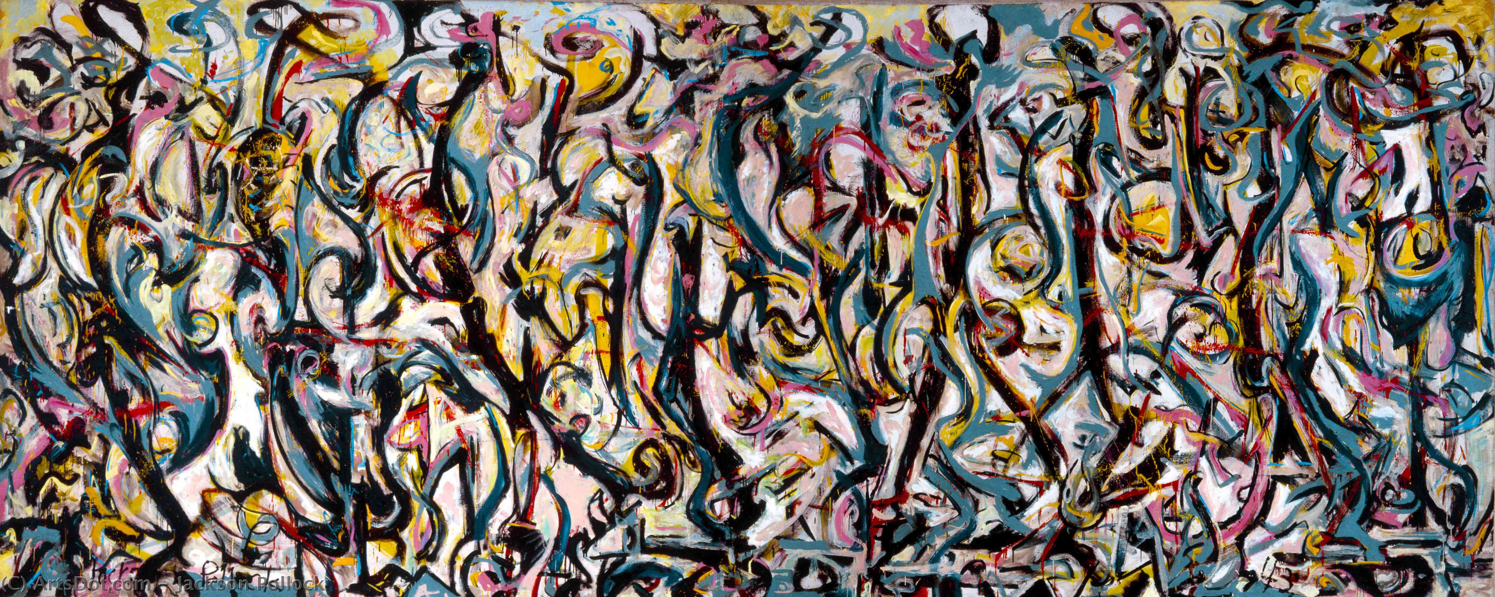 Wikioo.org - The Encyclopedia of Fine Arts - Painting, Artwork by Jackson Pollock - Mural