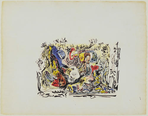 Wikioo.org - Bách khoa toàn thư về mỹ thuật - Vẽ tranh, Tác phẩm nghệ thuật Jackson Pollock - Untitled