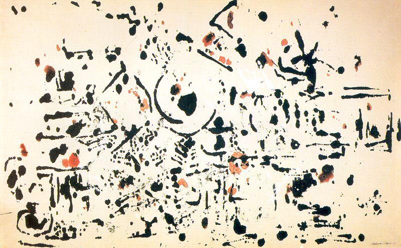 WikiOO.org - אנציקלופדיה לאמנויות יפות - ציור, יצירות אמנות Jackson Pollock - Untitled (10)