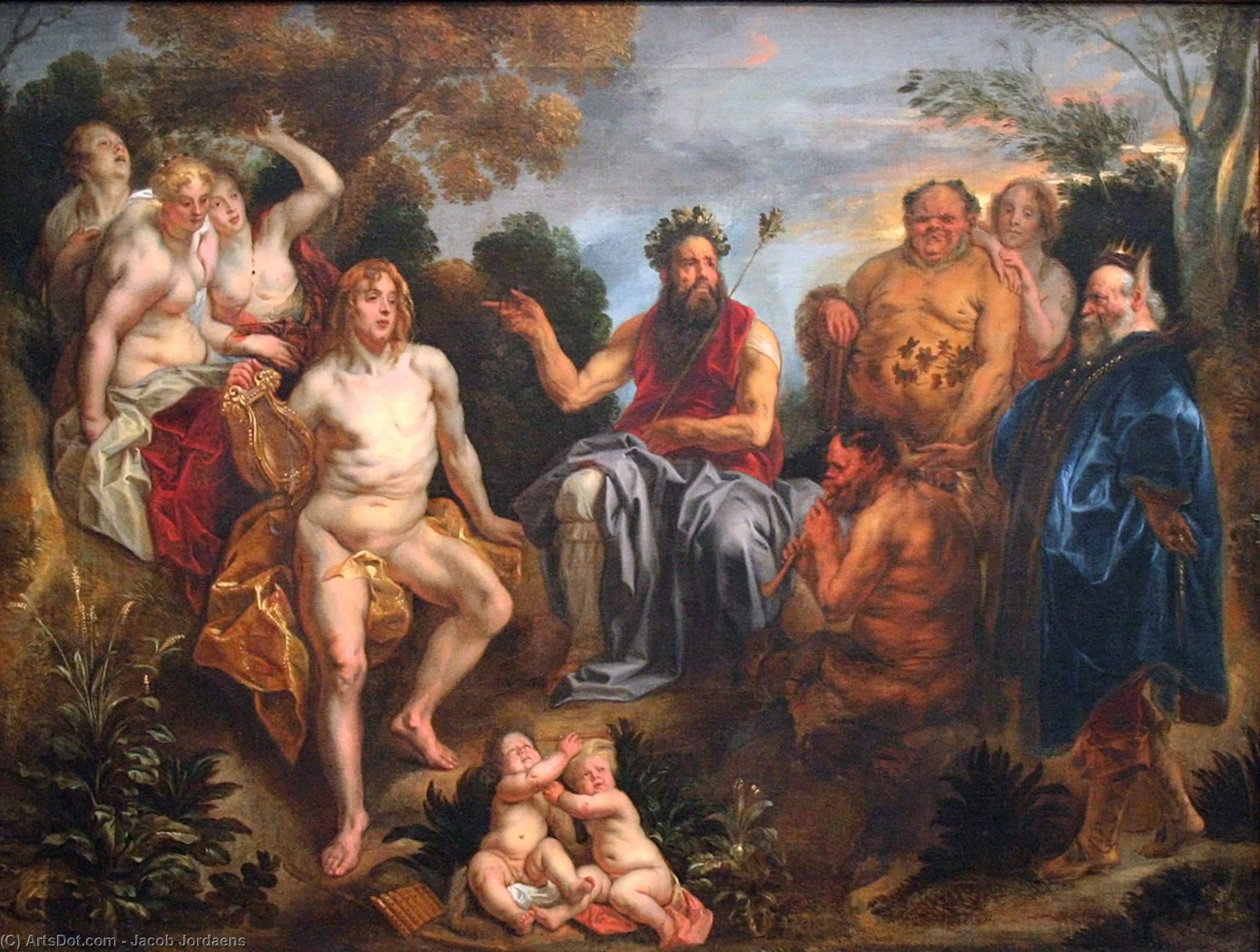 Wikioo.org - The Encyclopedia of Fine Arts - Painting, Artwork by Jacob Jordaens - The Judgement of Midas