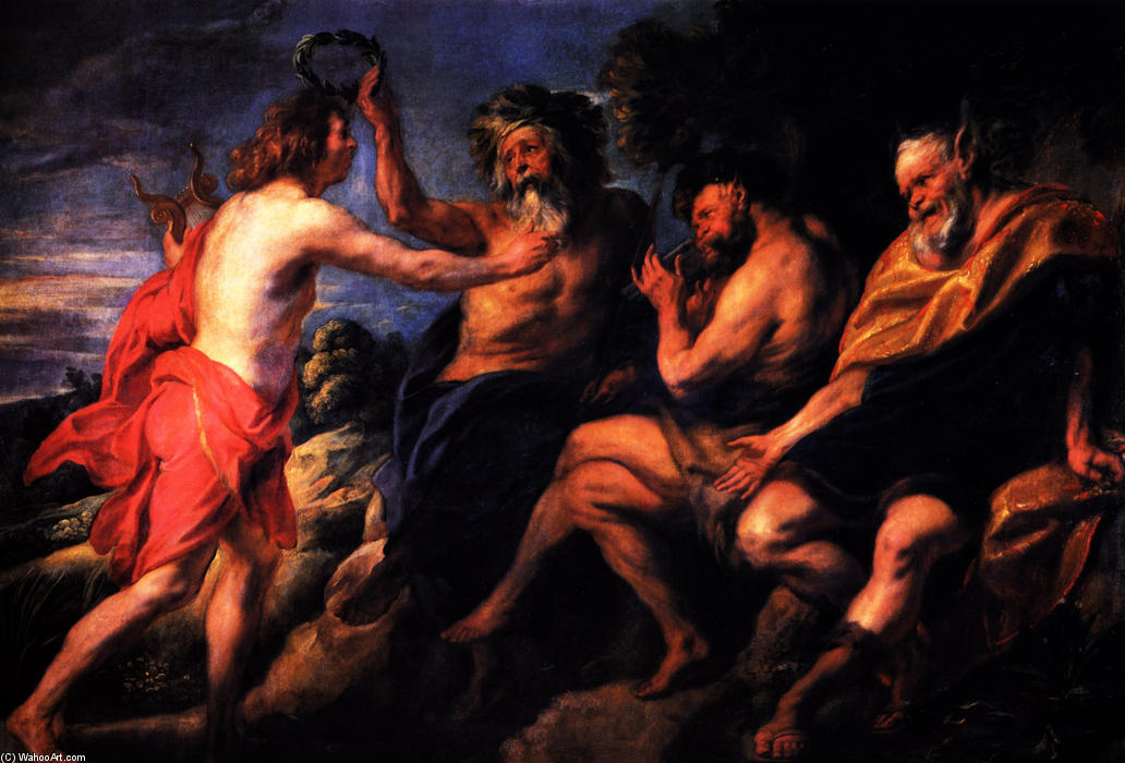 WikiOO.org - Енциклопедія образотворчого мистецтва - Живопис, Картини
 Jacob Jordaens - The Judgement of Midas