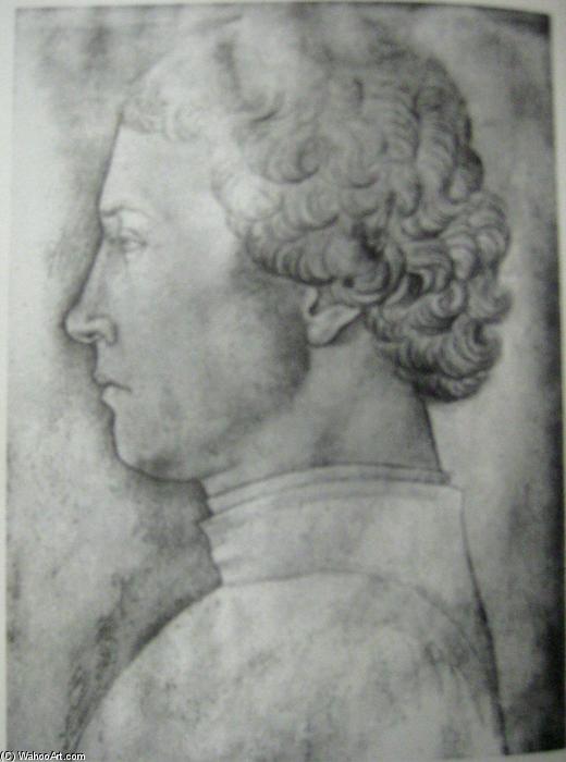 WikiOO.org - Güzel Sanatlar Ansiklopedisi - Resim, Resimler Jacopo Bellini - Profile of a man