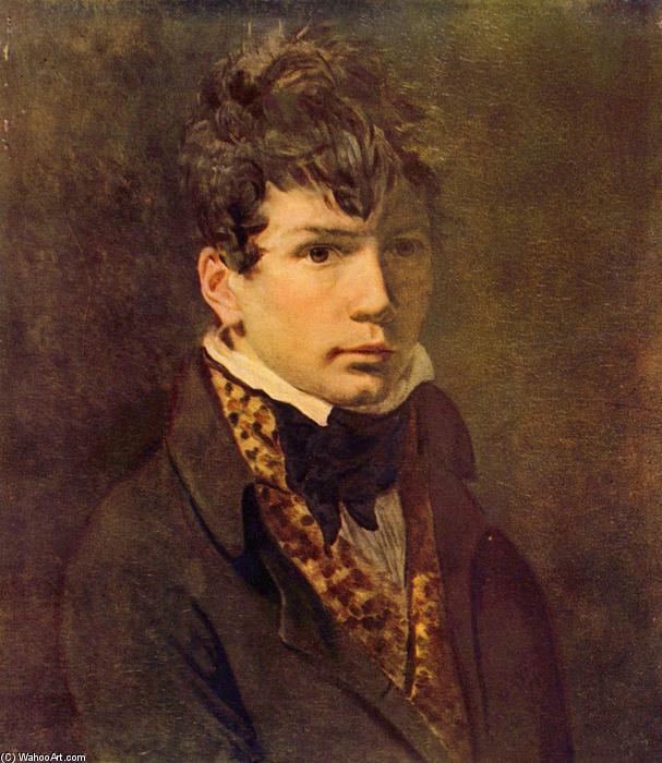 Wikioo.org - สารานุกรมวิจิตรศิลป์ - จิตรกรรม Jacques Louis David - Portrait of the Young Ingres