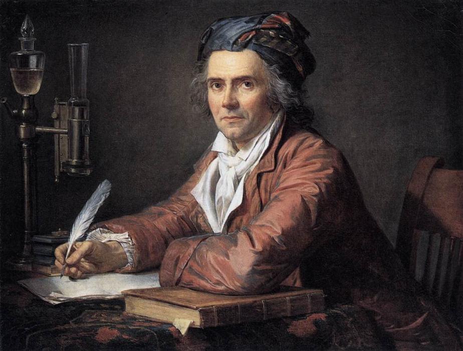 WikiOO.org - Енциклопедия за изящни изкуства - Живопис, Произведения на изкуството Jacques Louis David - Portrait of Alphonse Leroy