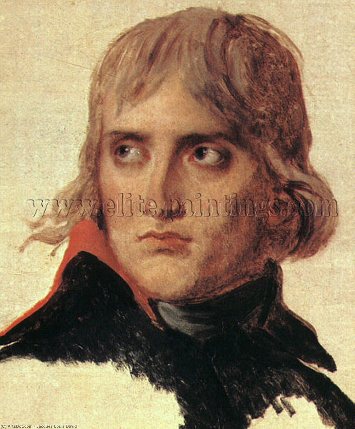WikiOO.org - Encyclopedia of Fine Arts - Schilderen, Artwork Jacques Louis David - Bonaparte