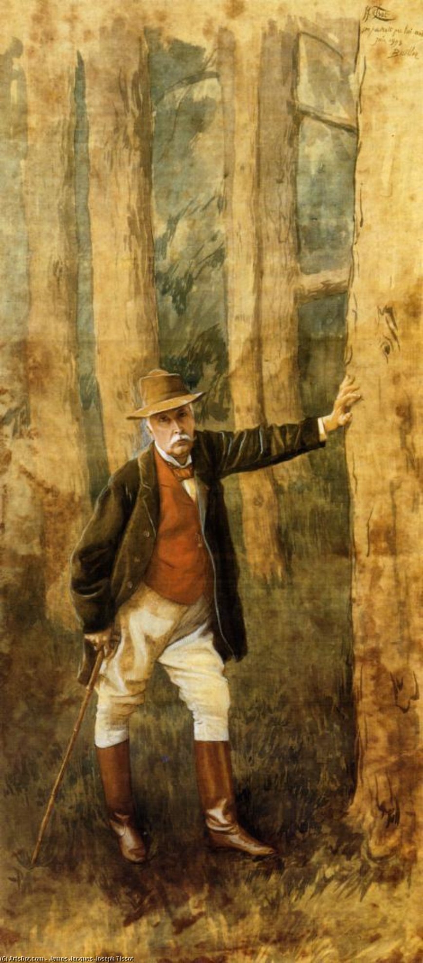 Wikioo.org - The Encyclopedia of Fine Arts - Painting, Artwork by James Jacques Joseph Tissot - Self Portrait