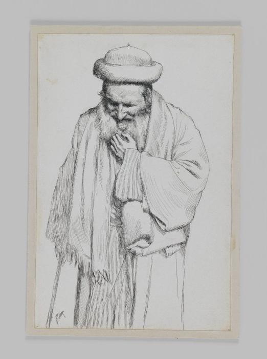 WikiOO.org - Enciklopedija likovnih umjetnosti - Slikarstvo, umjetnička djela James Jacques Joseph Tissot - Type of Jew