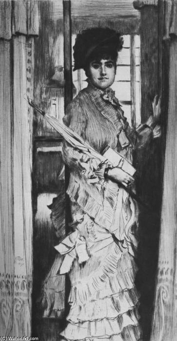 Wikioo.org - The Encyclopedia of Fine Arts - Painting, Artwork by James Jacques Joseph Tissot - Portrait of Miss L.