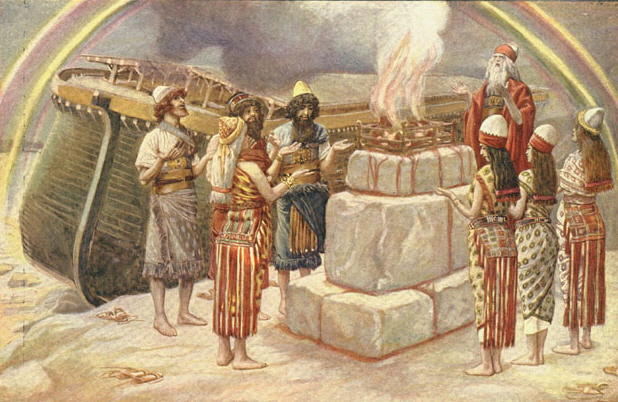 WikiOO.org - 백과 사전 - 회화, 삽화 James Jacques Joseph Tissot - Noah's Sacrifice