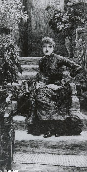 WikiOO.org - Encyclopedia of Fine Arts - Maalaus, taideteos James Jacques Joseph Tissot - Older Sister