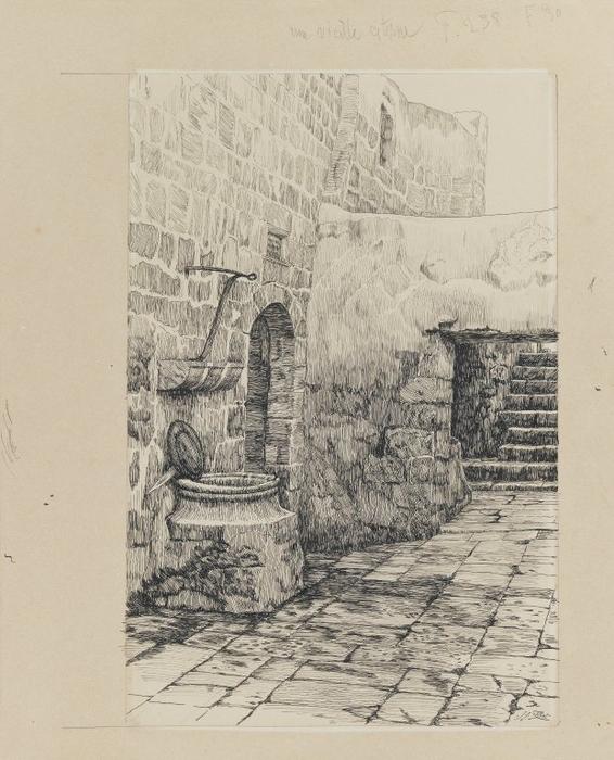 WikiOO.org - Εγκυκλοπαίδεια Καλών Τεχνών - Ζωγραφική, έργα τέχνης James Jacques Joseph Tissot - An Old Cistern