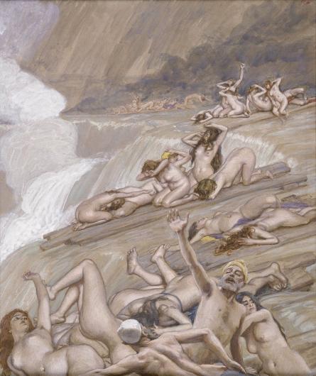 WikiOO.org - אנציקלופדיה לאמנויות יפות - ציור, יצירות אמנות James Jacques Joseph Tissot - The Deluge
